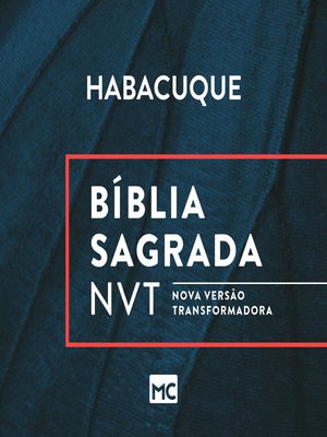 cover image of Bíblia NVT--Habacuque